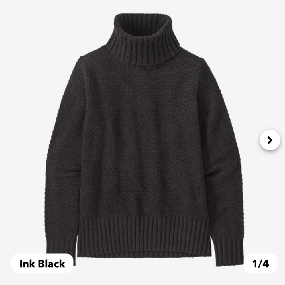 Patagonia Black Women's Off Country Turtleneck